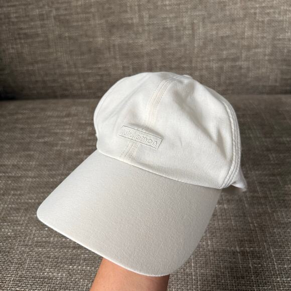 Lululemon Womens Baller‎ Hat Soft Embroidered Off White Color - Picture 5 of 11